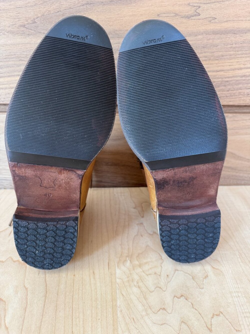 Free People Ventura Leather Ankle Boots - Professionally Resoled! size 40 W 8.5 - Picture 15 of 15